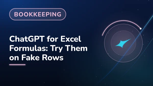 ChatGPT for Excel Formulas: Try Them on Fake Rows