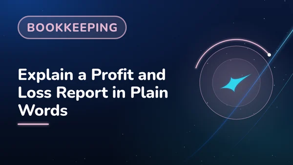 Explain a Profit and Loss Report in Plain Words